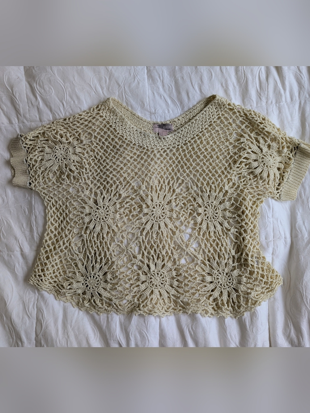 Crochet Crop Length Top Size S-M